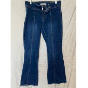 YMI USA Designed in Los Angeles Jeans Women 7/28 28x25 Blue Denim Button